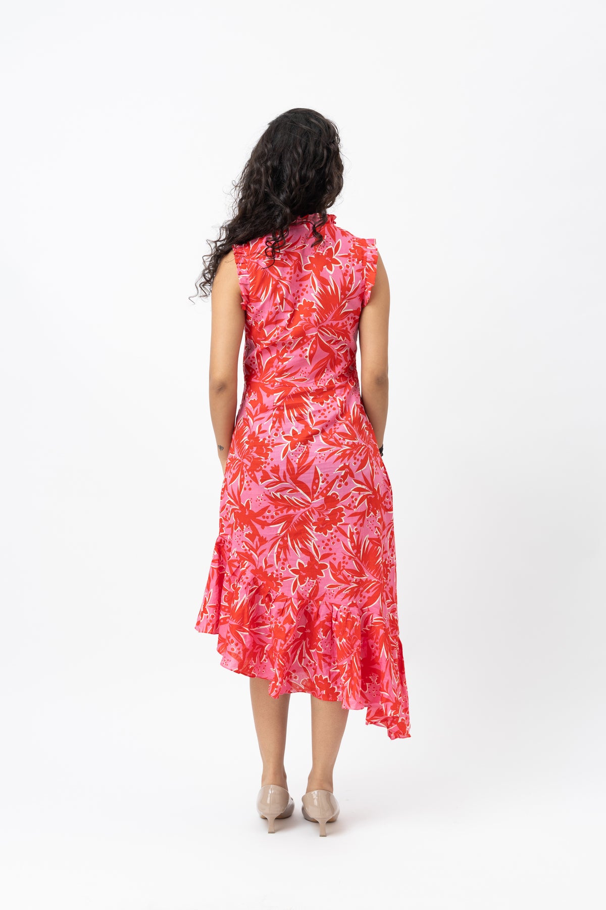 Roselle Ruffle Midi