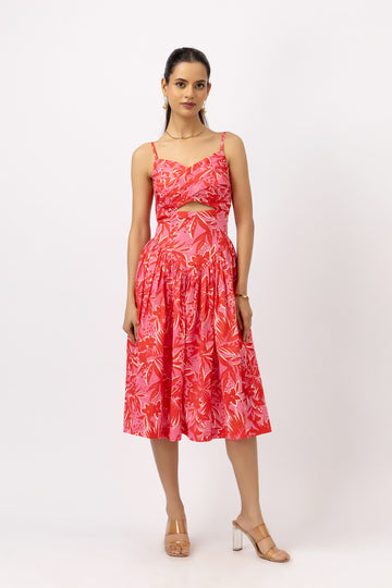 Roselle Cutout Midi