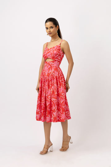 Roselle Cutout Midi