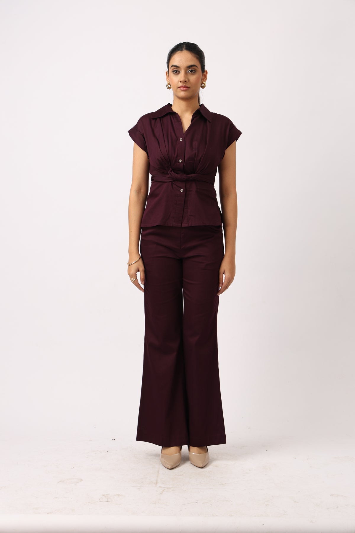 WINE KNOT CO-ORD SET