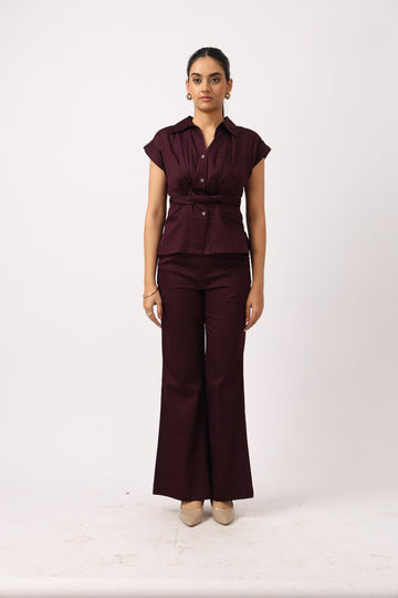 WINE KNOT CO-ORD SET