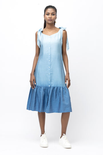 Blue Mirage Ombre Dress