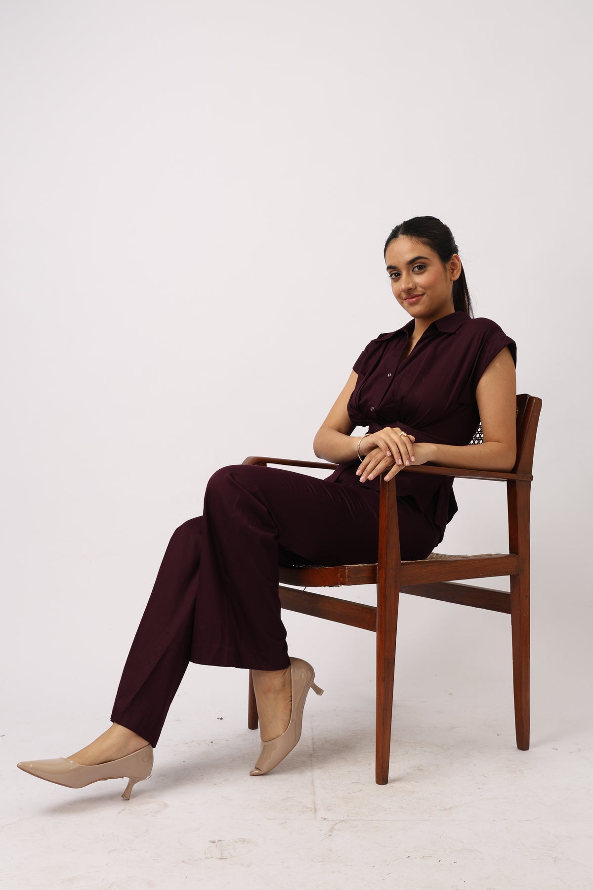 WINE KNOT CO-ORD SET