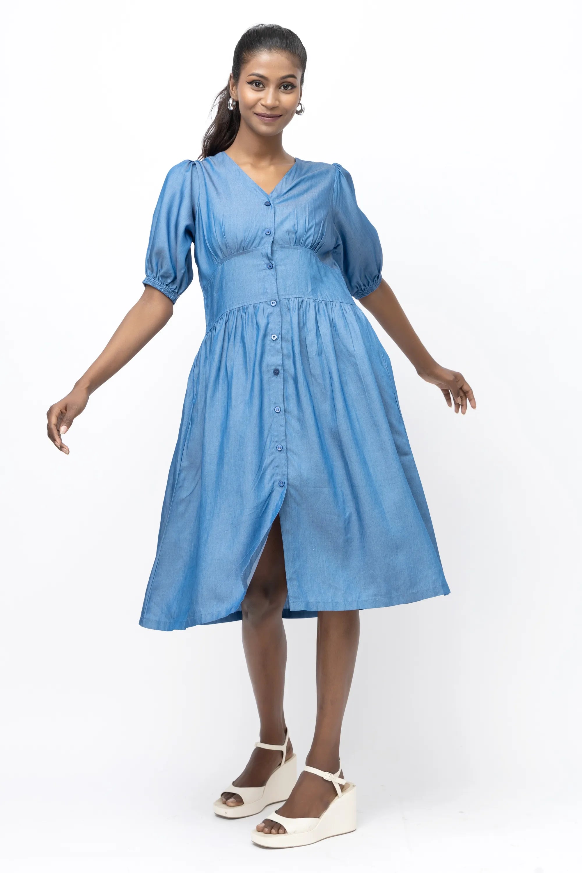 Velora Denim Dress