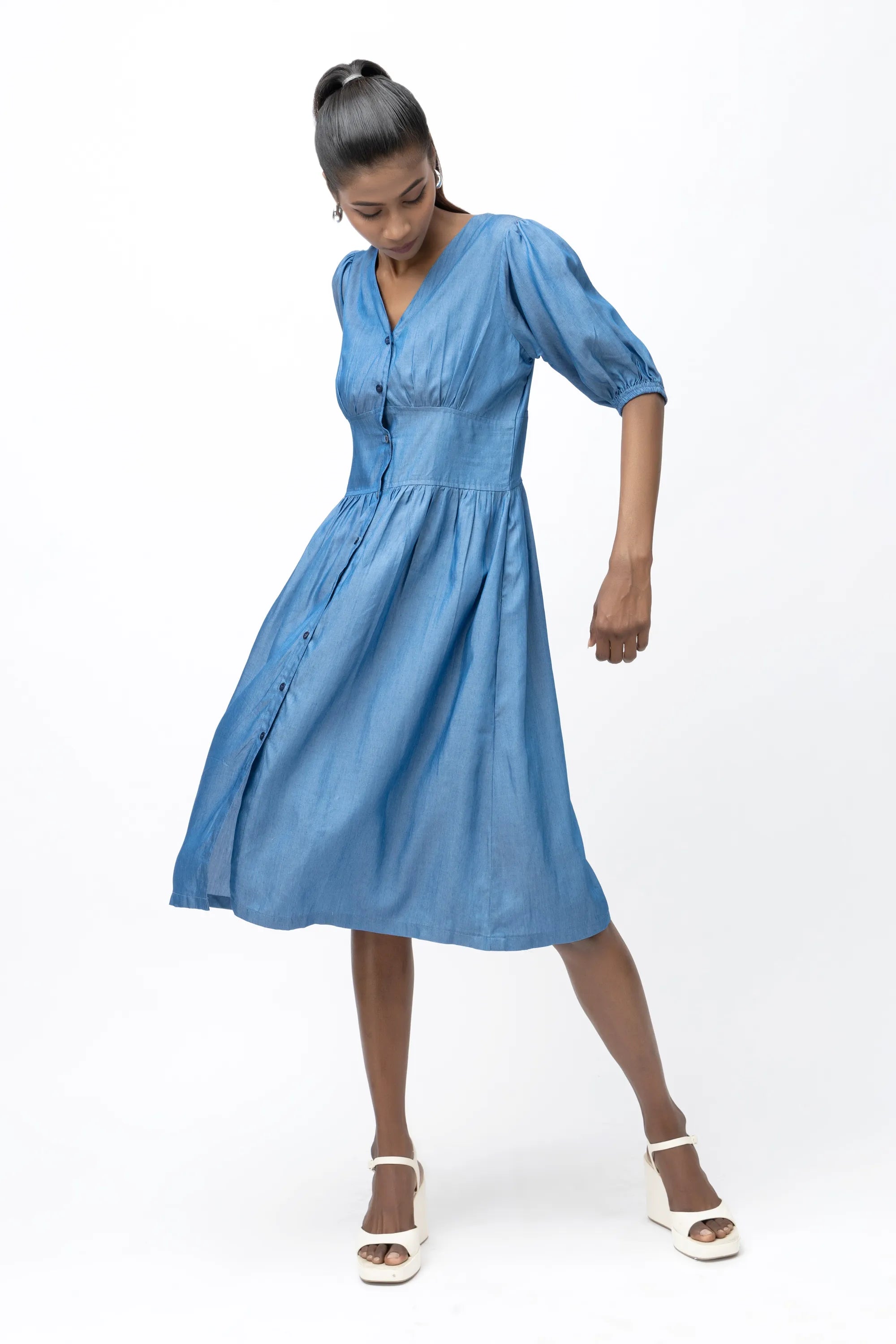 Velora Denim Dress