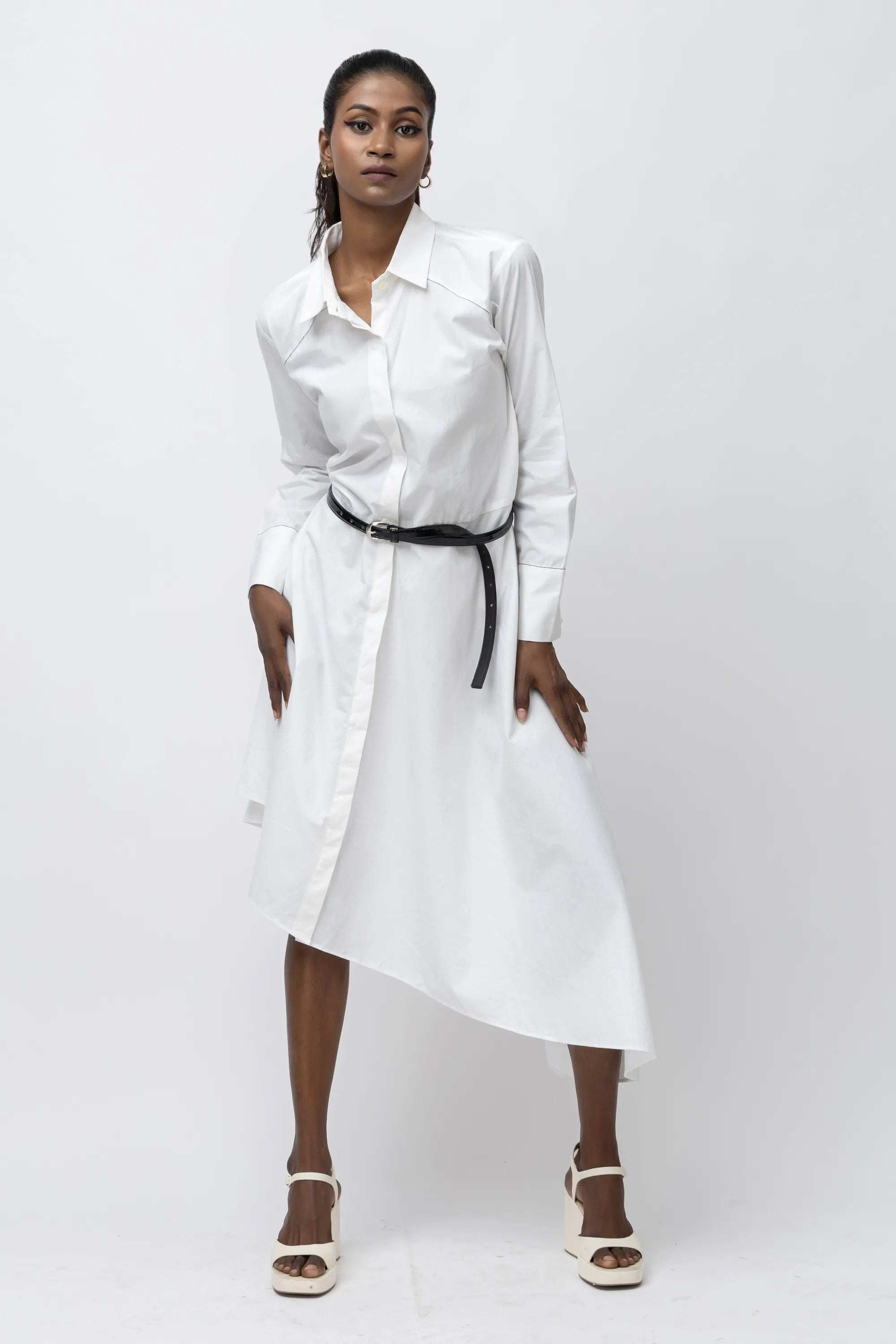 Luna Wave Shirt Dress