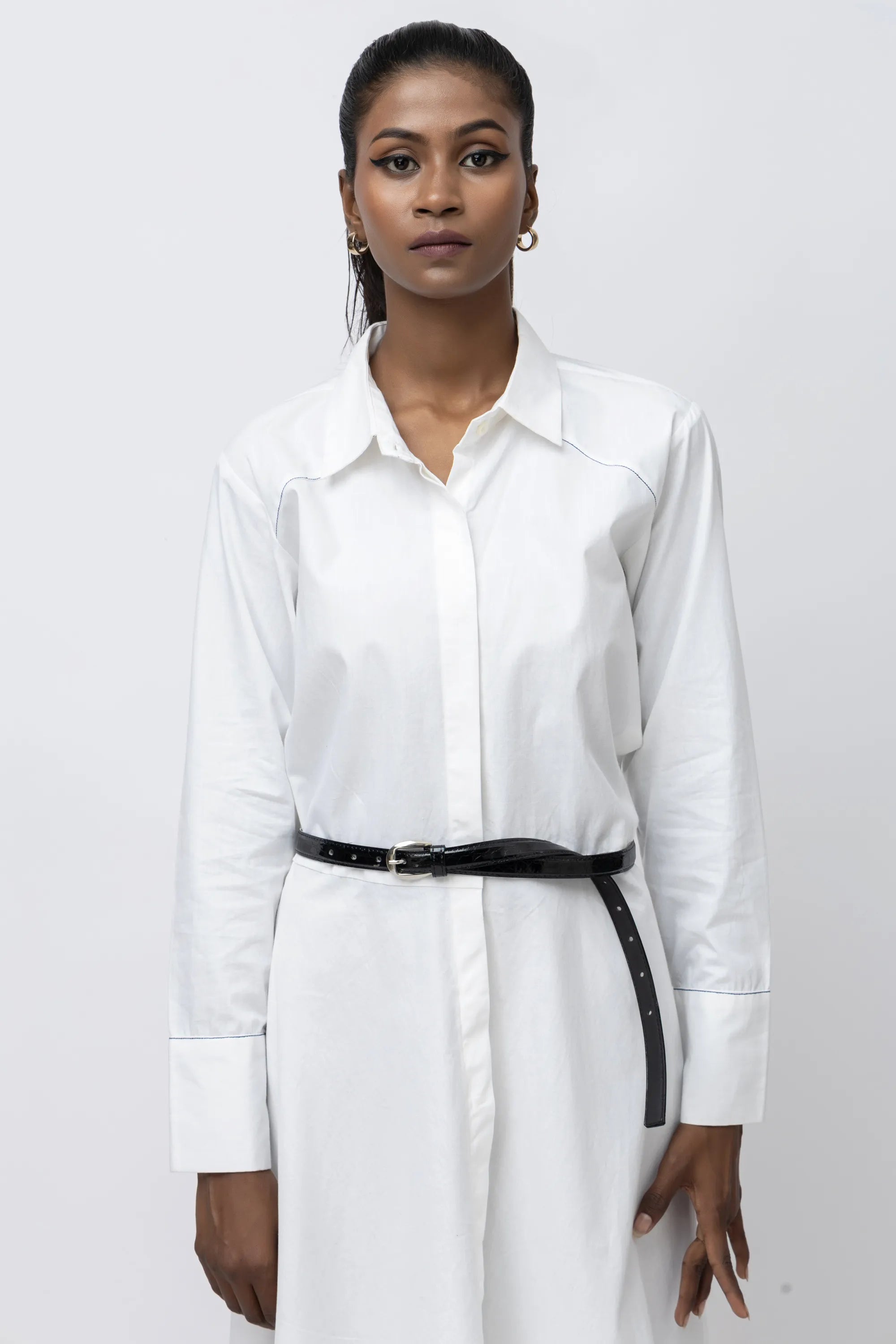 Luna Wave Shirt Dress