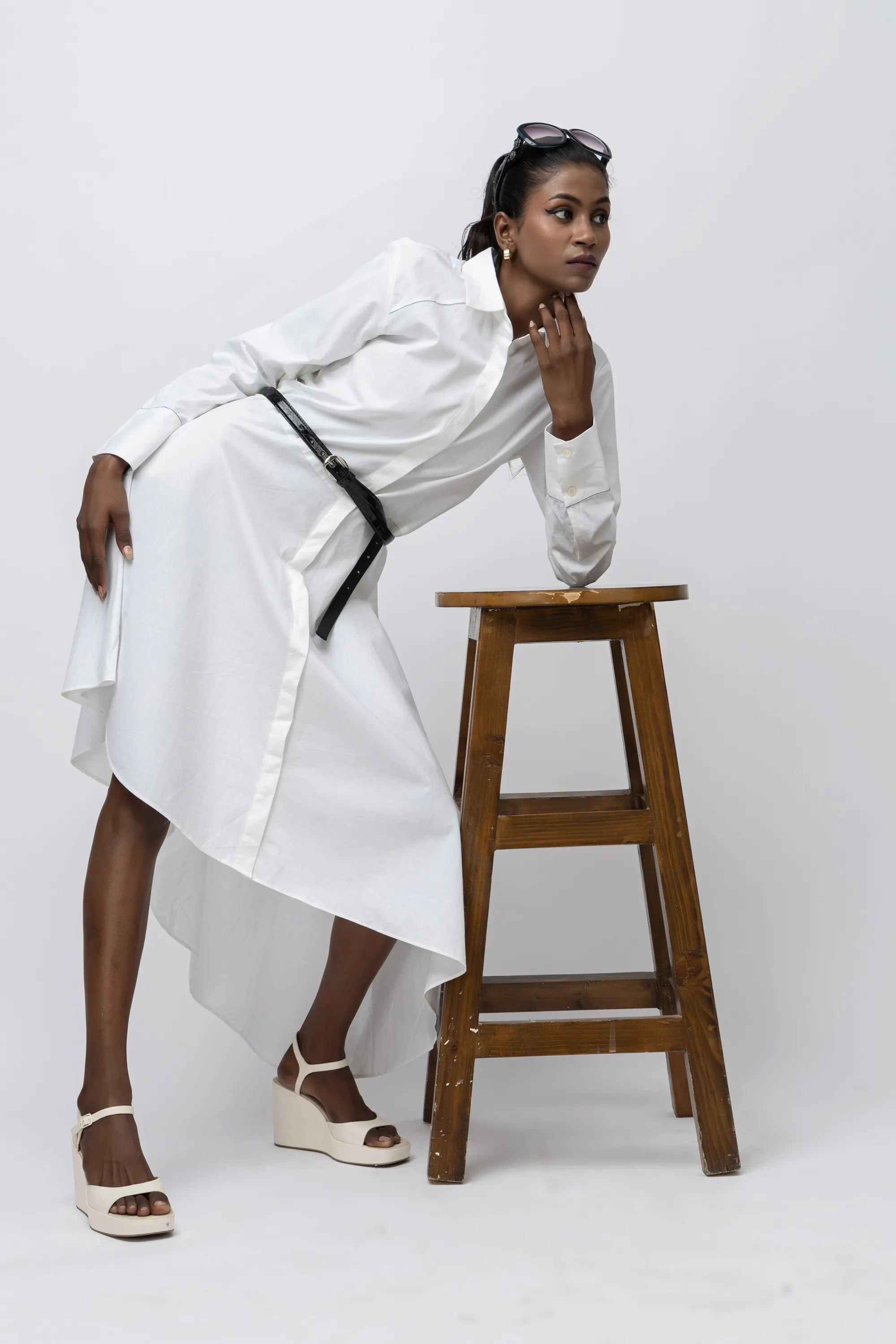 Luna Wave Shirt Dress