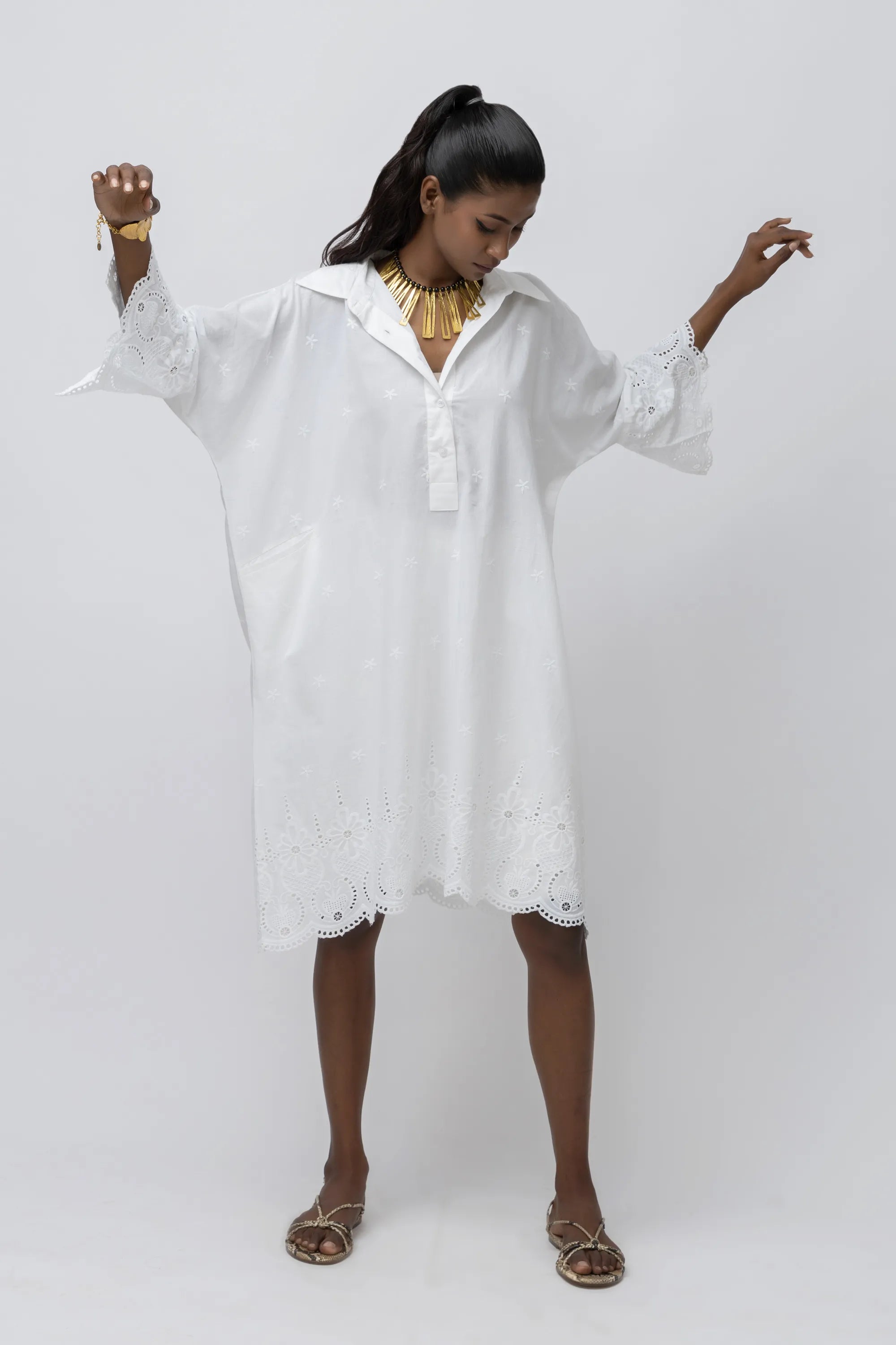Shifly Grace Drawstring Shirt