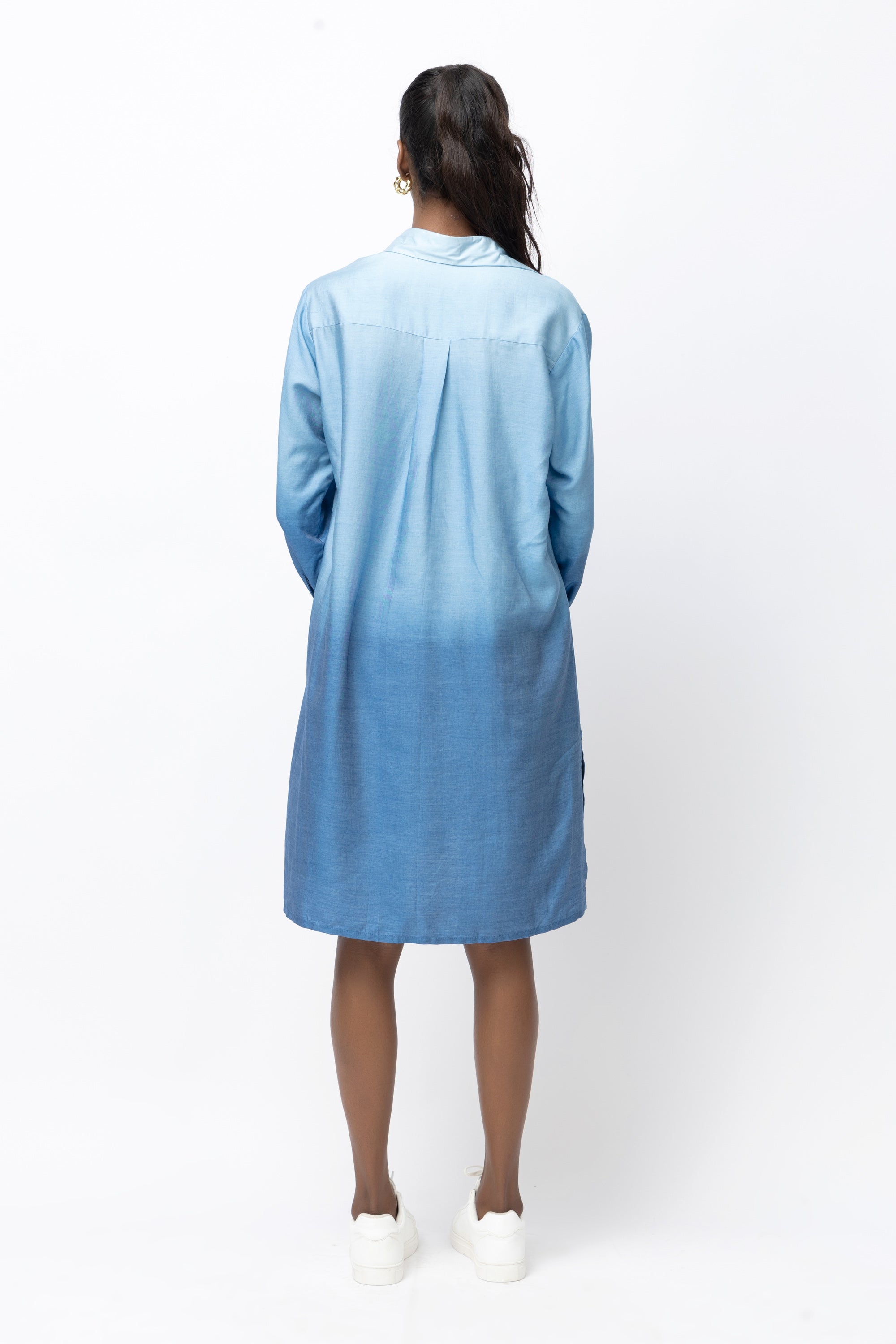 Blue mirage Ombre  Shirt