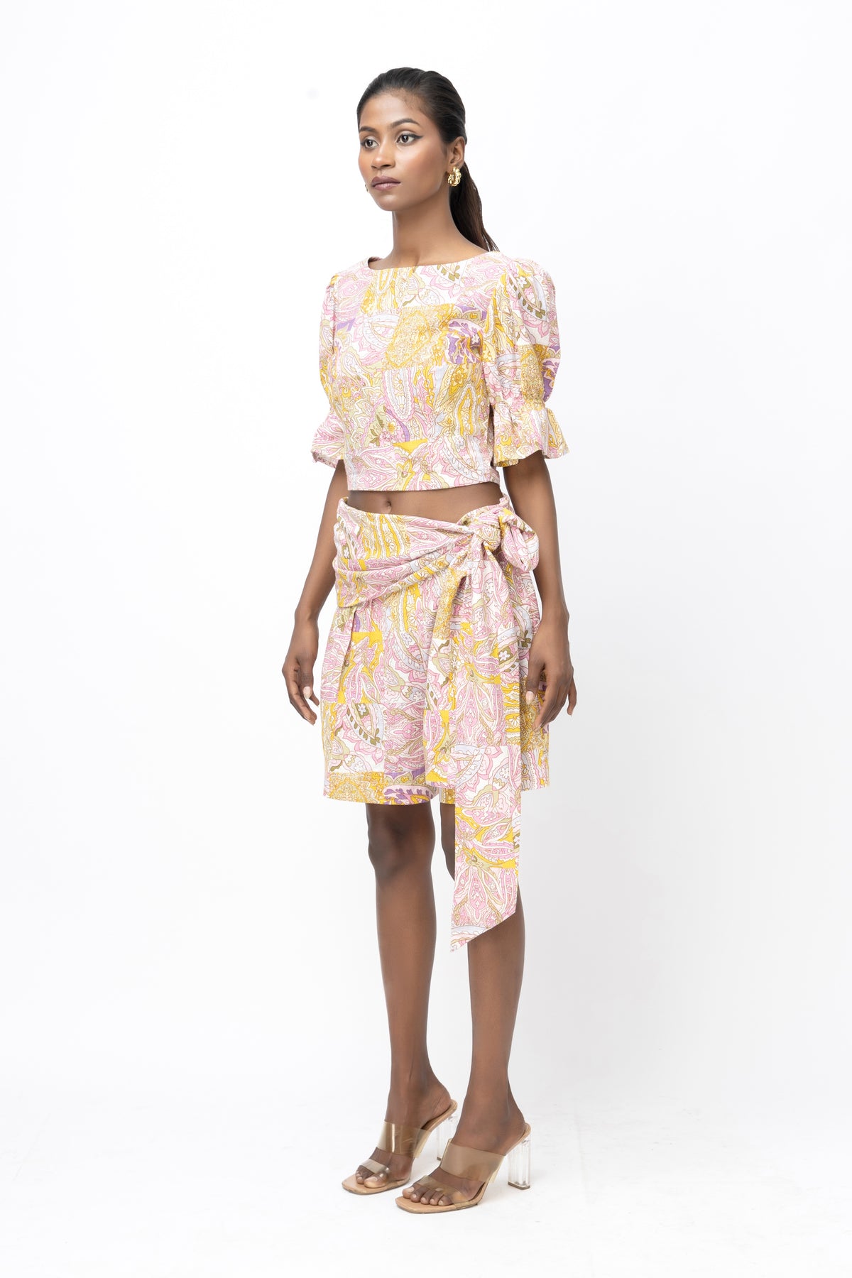 Paisley Draped Co-ord Set