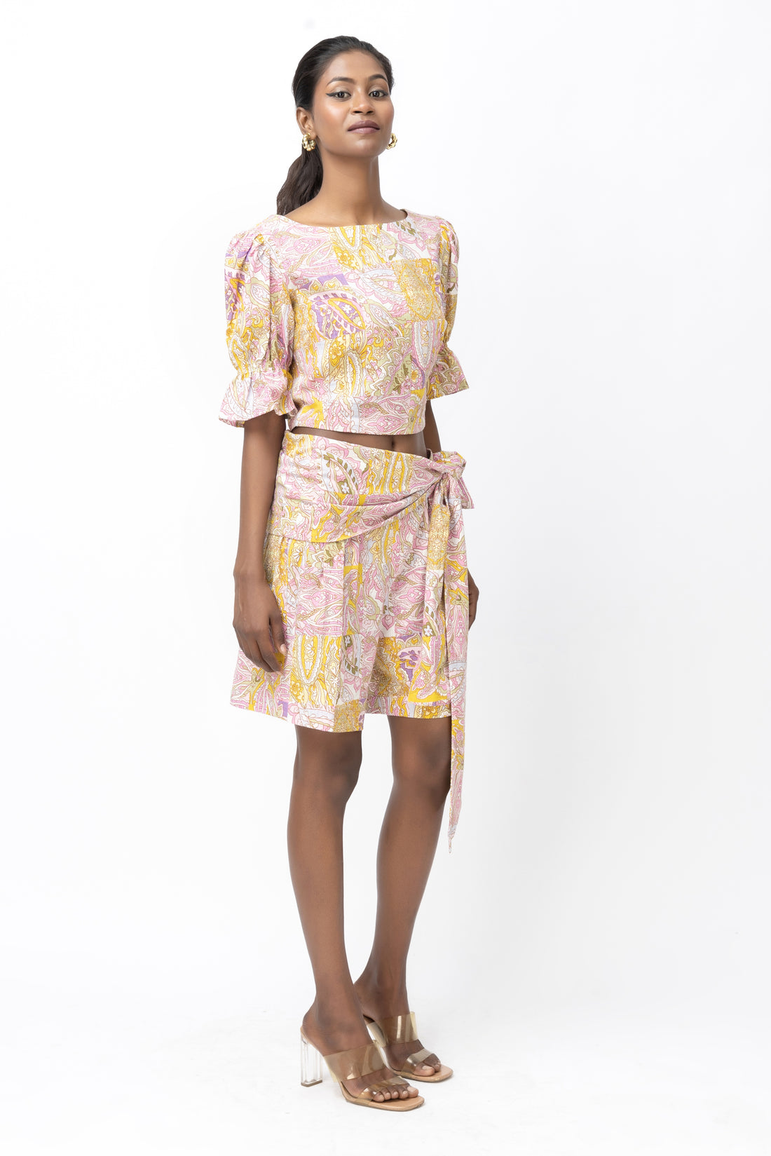 Paisley Draped Co-ord Set