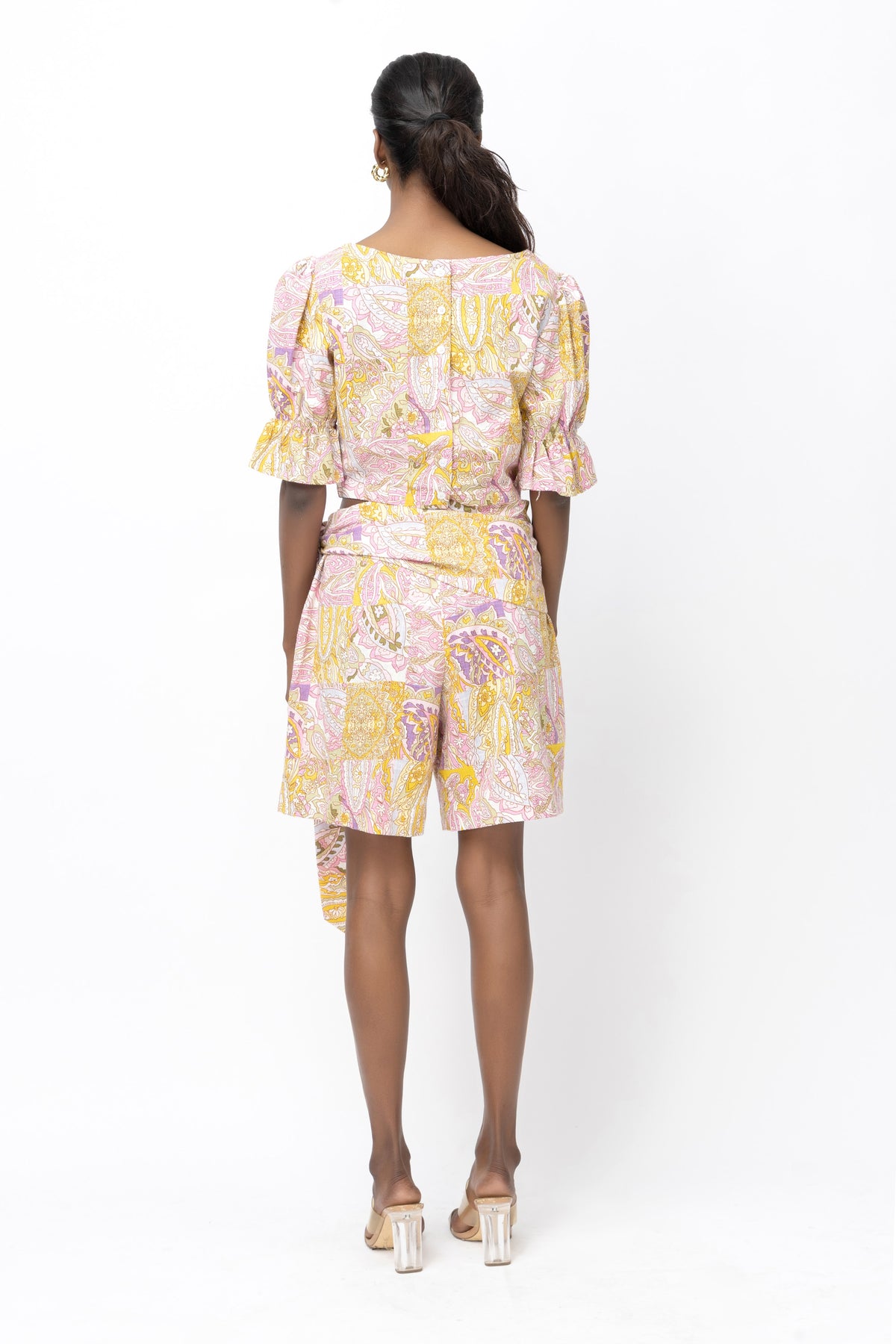 Paisley Draped Co-ord Set