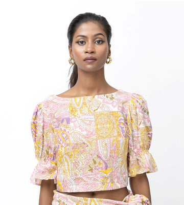 Paisley Draped Co-ord Set