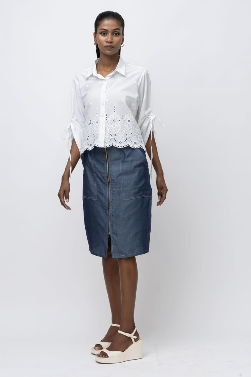 Schiffli Curve Co-ord Set