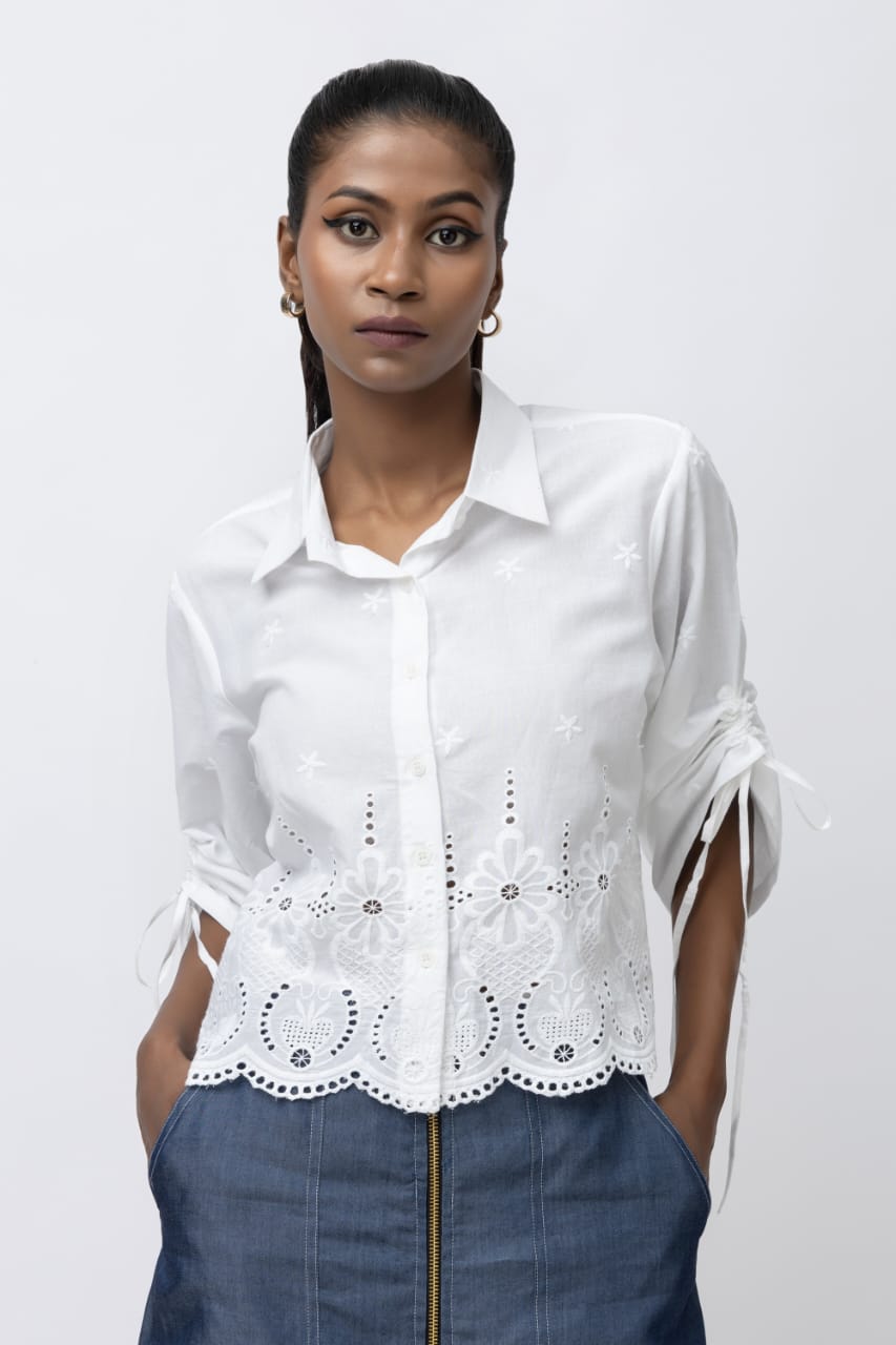 Schiffli Curve Co-ord Set