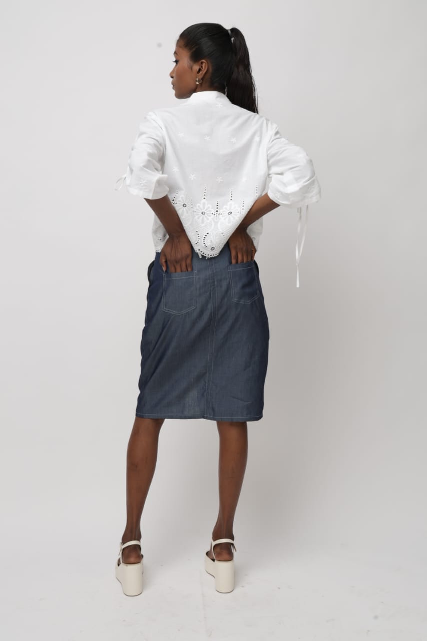 Schiffli Curve Co-ord Set