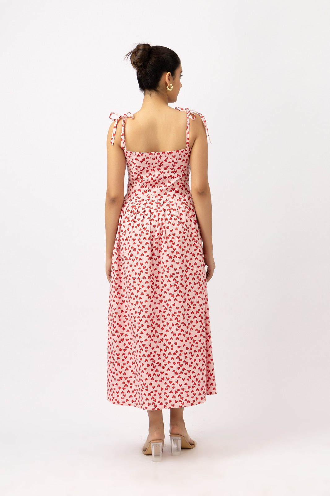 Heartline midi Dress