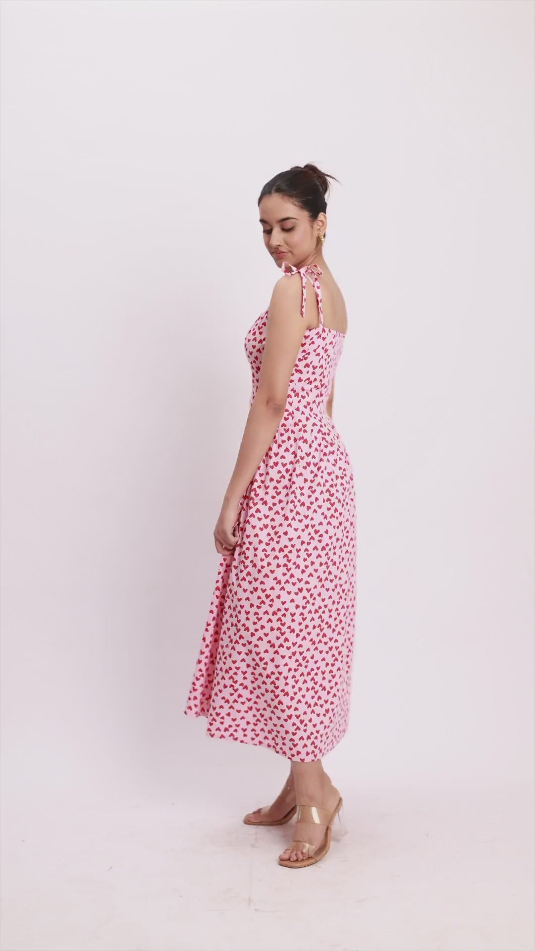 Heartline Midi Dress