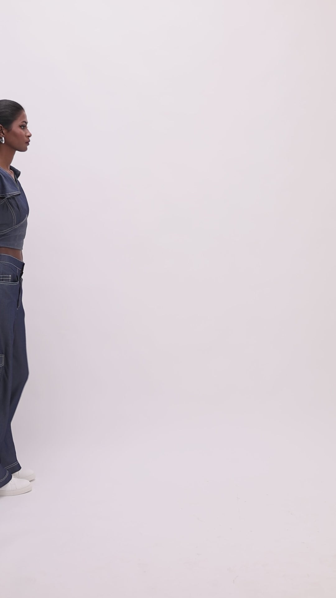 Denim Cargo Co-Ord Set